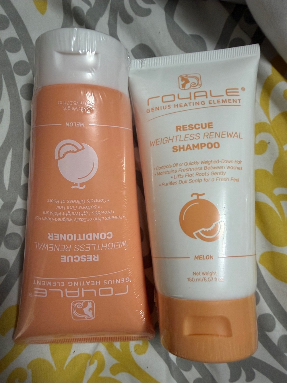 Rescue Weightless Renewal Melon Shampoo - Orange